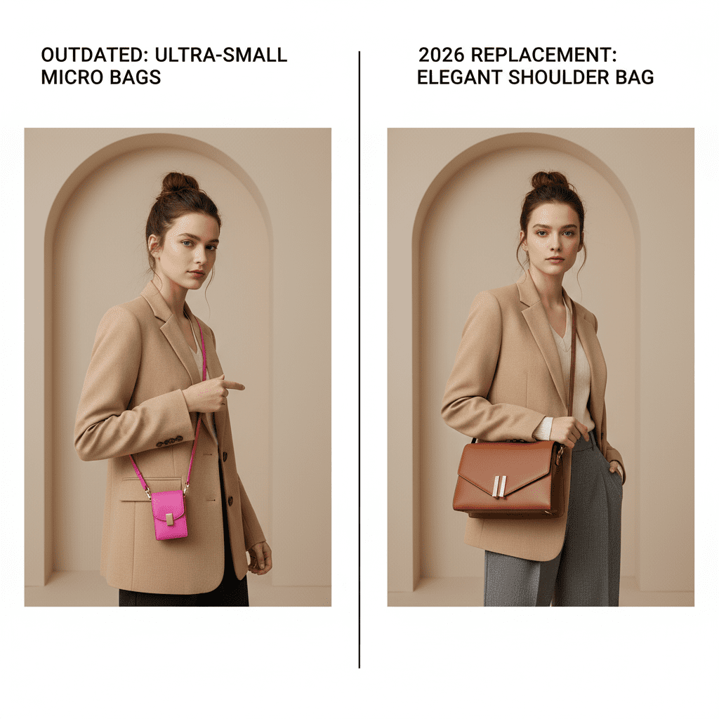 A mid-sized tan leather shoulder bag with clean lines and minimalist hardware.