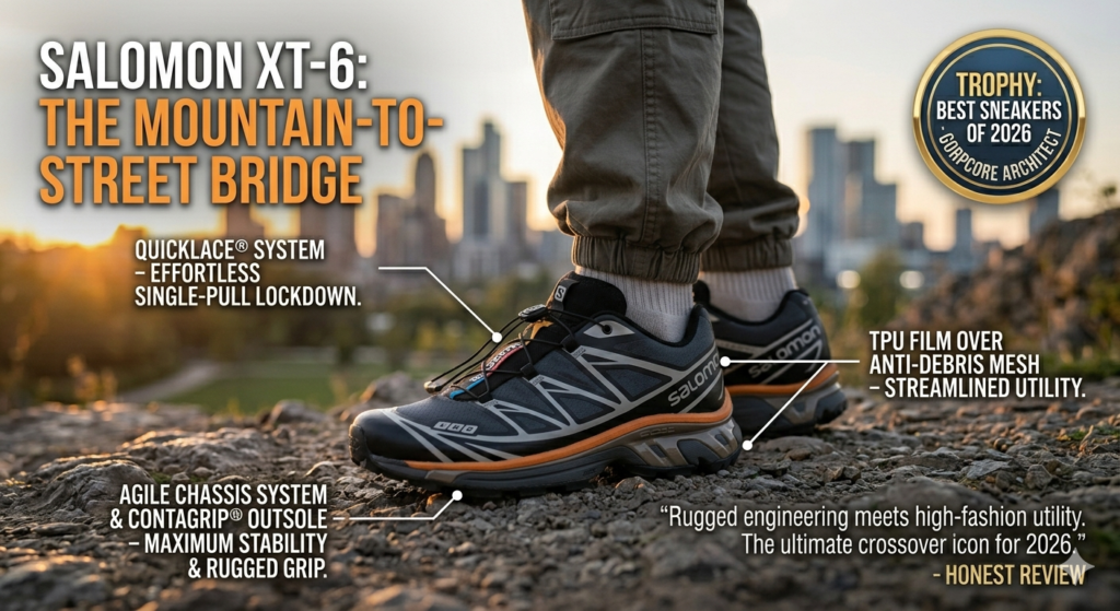 the Salomon XT-6 Bridge the Gap Between Mountain Trails and Urban Streets