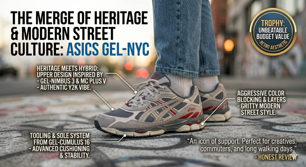 The ASICS Gel-NYC Successfully Merge Heritage Design With Modern Street Culture